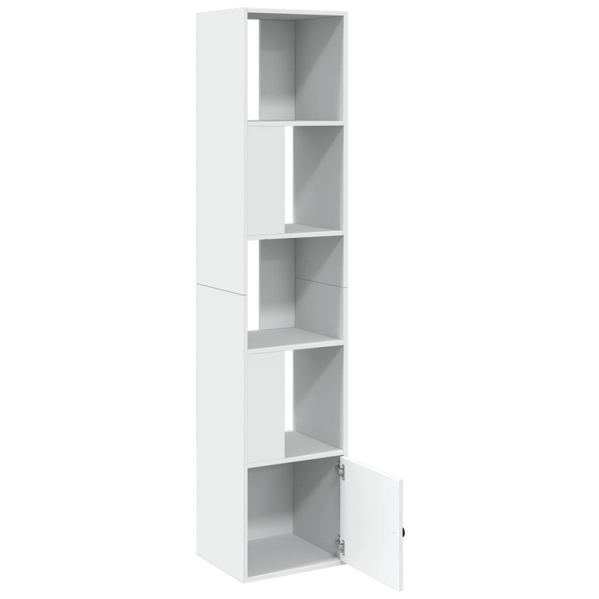 vidaXL Βιβλιοθήκη Λευκή 40x36x189 εκ. από Επεξεργασμένο Ξύλο