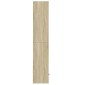 vidaXL Βιβλιοθήκη Sonoma Δρυς 40x36x189 εκ. από Επεξεργασμένο Ξύλο