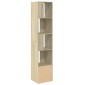 vidaXL Βιβλιοθήκη Sonoma Δρυς 40x36x189 εκ. από Επεξεργασμένο Ξύλο