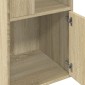 vidaXL Βιβλιοθήκη Sonoma Δρυς 40x36x189 εκ. από Επεξεργασμένο Ξύλο