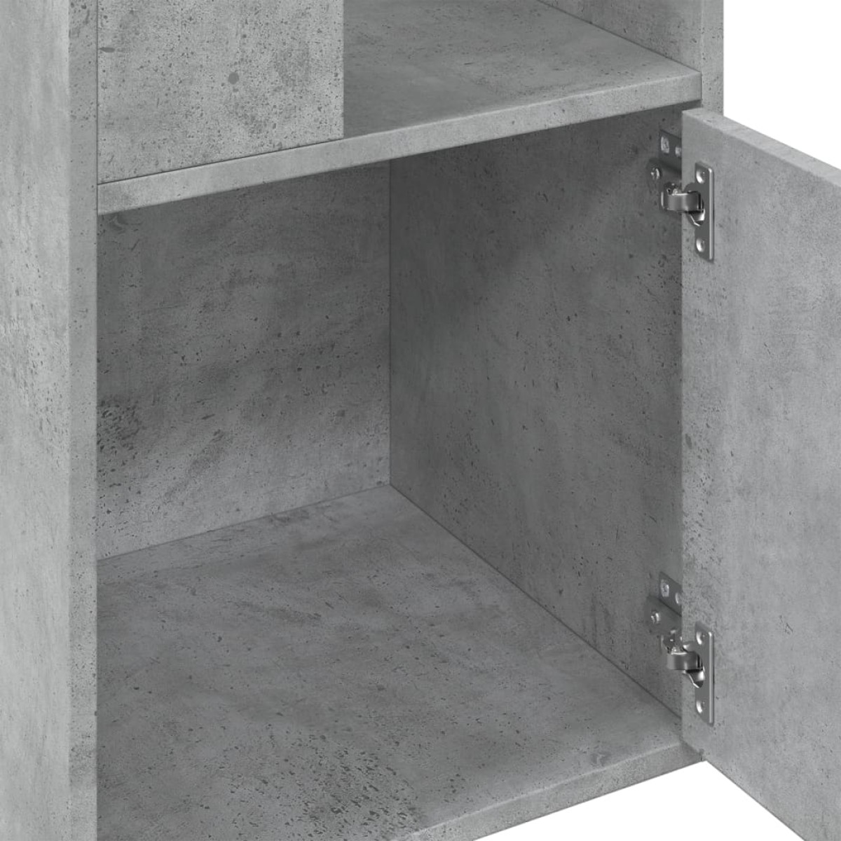 vidaXL Βιβλιοθήκη Γκρι Σκυροδέματος 40x36x189 εκ. Επεξεργ. Ξύλο