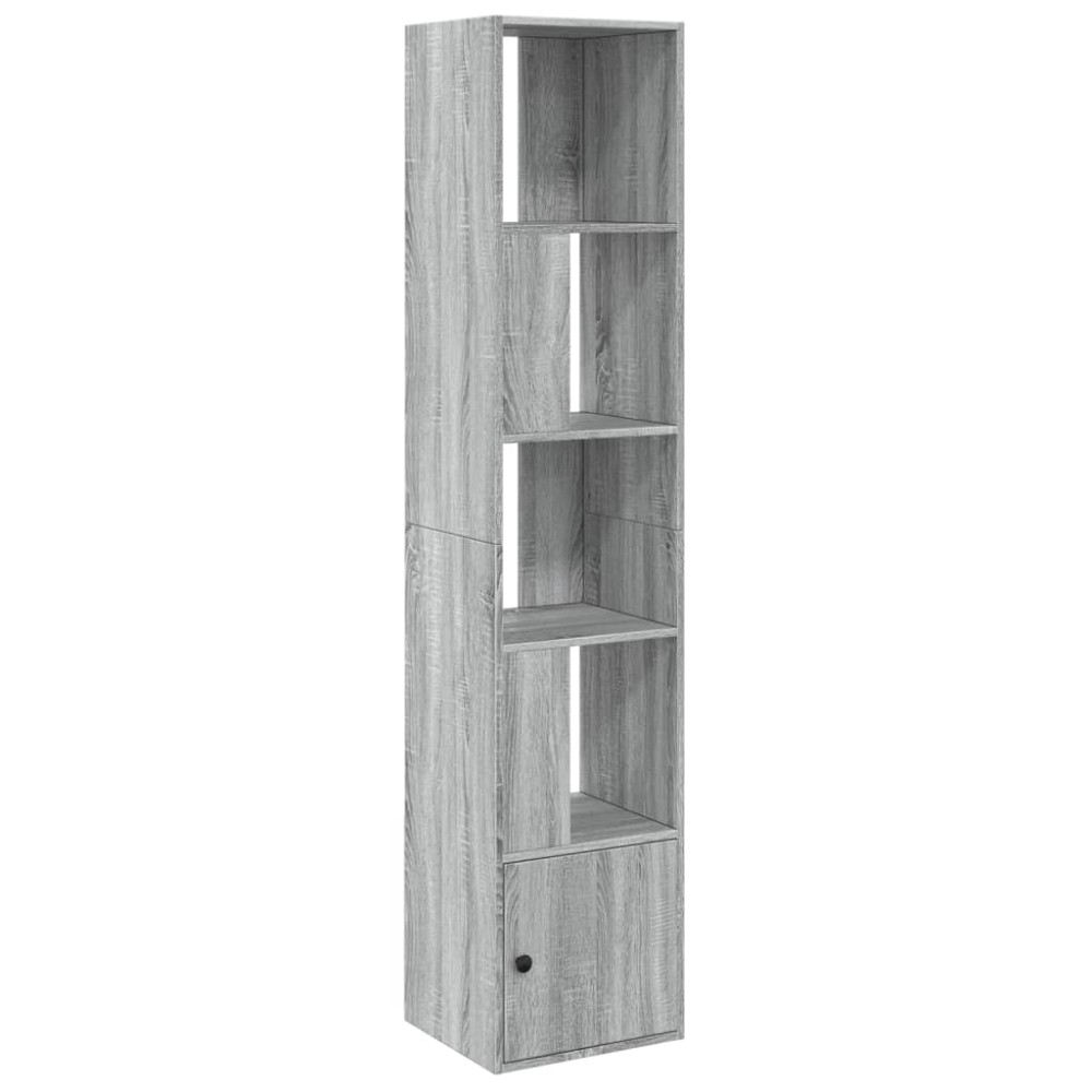 vidaXL Βιβλιοθήκη Γκρι Sonoma 40x36x189 εκ. από Επεξεργ. Ξύλο