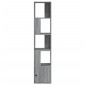 vidaXL Βιβλιοθήκη Γκρι Sonoma 40x36x189 εκ. από Επεξεργ. Ξύλο