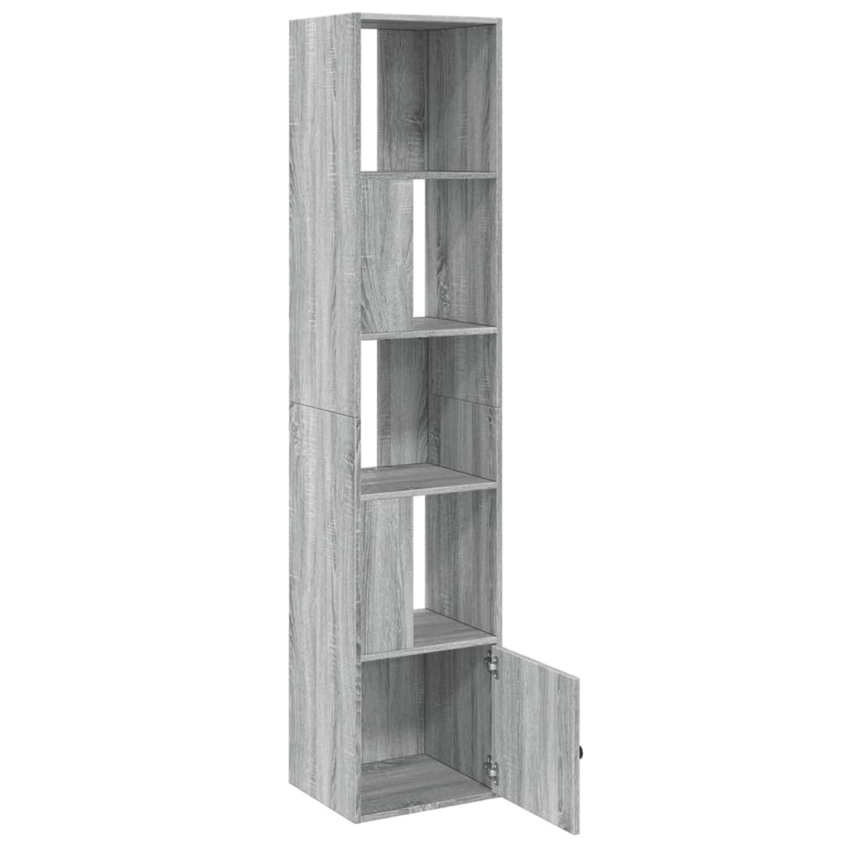 vidaXL Βιβλιοθήκη Γκρι Sonoma 40x36x189 εκ. από Επεξεργ. Ξύλο