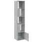 vidaXL Βιβλιοθήκη Γκρι Sonoma 40x36x189 εκ. από Επεξεργ. Ξύλο