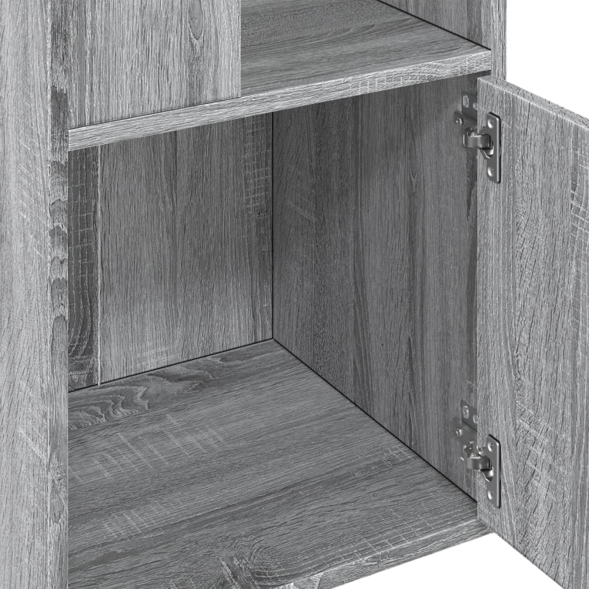 vidaXL Βιβλιοθήκη Γκρι Sonoma 40x36x189 εκ. από Επεξεργ. Ξύλο