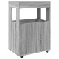 vidaXL Τρόλεϊ Μπαρ Γκρι Sonoma 60x39,5x89 εκ. Επεξ. Ξύλο
