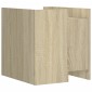 vidaXL Κομοδίνο Sonoma Δρυς 45x50x50 εκ. από Επεξεργασμένο Ξύλο