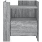 vidaXL Κομοδίνο Sonoma Γκρι 45x50x50 εκ. από Επεξεργασμένο Ξύλο