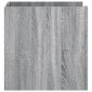 vidaXL Κομοδίνο Sonoma Γκρι 45x50x50 εκ. από Επεξεργασμένο Ξύλο