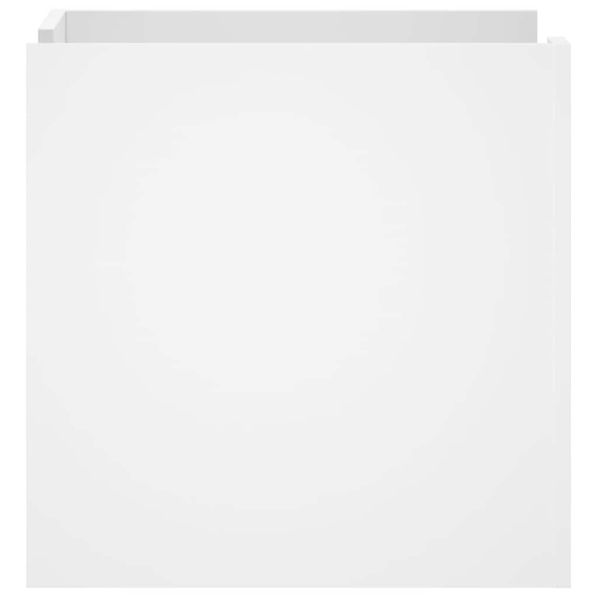 vidaXL Κομοδίνο Λευκό 45x50x50 εκ. από Επεξεργασμένο Ξύλο