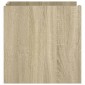 vidaXL Κομοδίνο Sonoma Δρυς 45x50x50 εκ. από Επεξεργασμένο Ξύλο