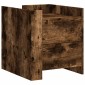 vidaXL Κομοδίνο Καπνιστή Δρυς 45x50x50 εκ. από Επεξεργασμένο Ξύλο