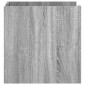 vidaXL Κομοδίνο Sonoma Γκρι 45x50x50 εκ. από Επεξεργασμένο Ξύλο