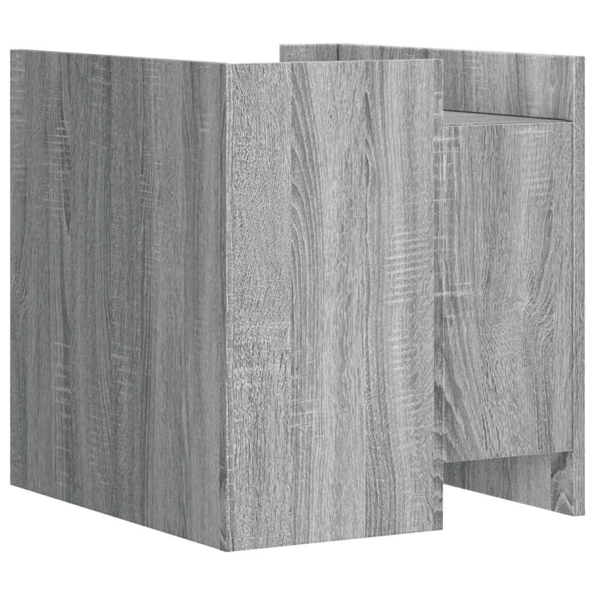 vidaXL Κομοδίνο Sonoma Γκρι 45x50x50 εκ. από Επεξεργασμένο Ξύλο