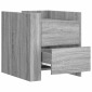 vidaXL Κομοδίνο Sonoma Γκρι 45x50x50 εκ. από Επεξεργασμένο Ξύλο