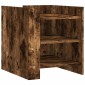 vidaXL Κομοδίνο Καπνιστή Δρυς 45x50x50 εκ. από Επεξεργασμένο Ξύλο