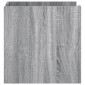 vidaXL Κομοδίνο Sonoma Γκρι 45x50x50 εκ. από Επεξεργασμένο Ξύλο