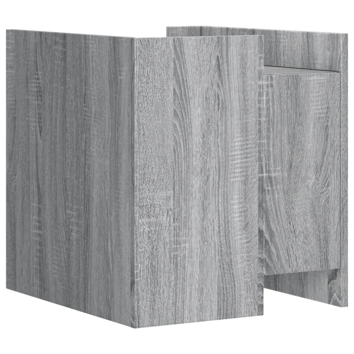 vidaXL Κομοδίνο Sonoma Γκρι 45x50x50 εκ. από Επεξεργασμένο Ξύλο
