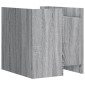 vidaXL Κομοδίνο Sonoma Γκρι 45x50x50 εκ. από Επεξεργασμένο Ξύλο