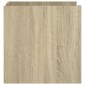 vidaXL Κομοδίνο Sonoma Δρυς 45x50x50 εκ. από Επεξεργασμένο Ξύλο