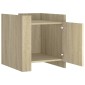 vidaXL Κομοδίνο Sonoma Δρυς 45x50x50 εκ. από Επεξεργασμένο Ξύλο