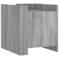 vidaXL Κομοδίνο Sonoma Γκρι 45x50x50 εκ. από Επεξεργασμένο Ξύλο