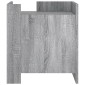 vidaXL Κομοδίνο Sonoma Γκρι 45x50x50 εκ. από Επεξεργασμένο Ξύλο