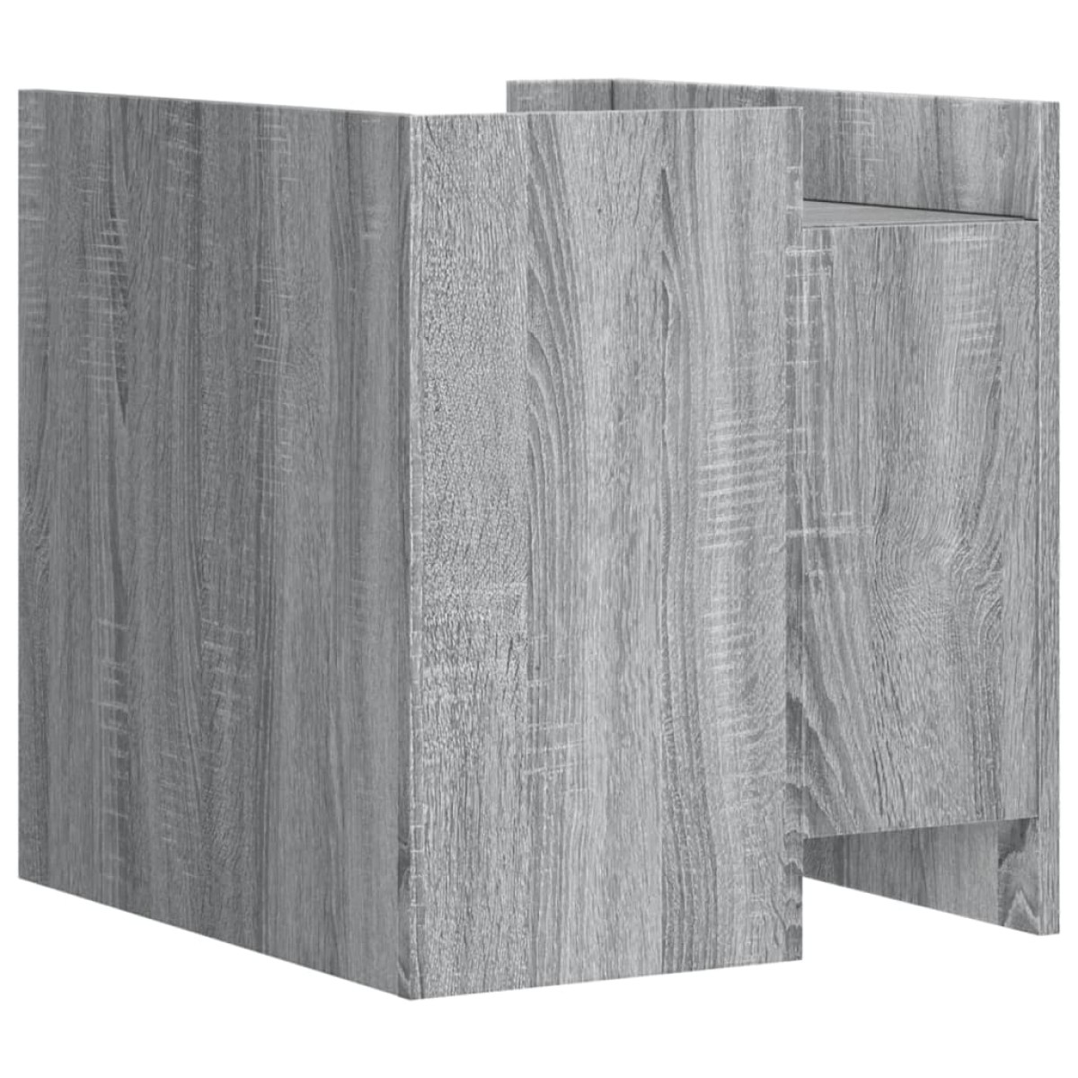 vidaXL Κομοδίνο Sonoma Γκρι 45x50x50 εκ. από Επεξεργασμένο Ξύλο