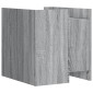 vidaXL Κομοδίνο Sonoma Γκρι 45x50x50 εκ. από Επεξεργασμένο Ξύλο