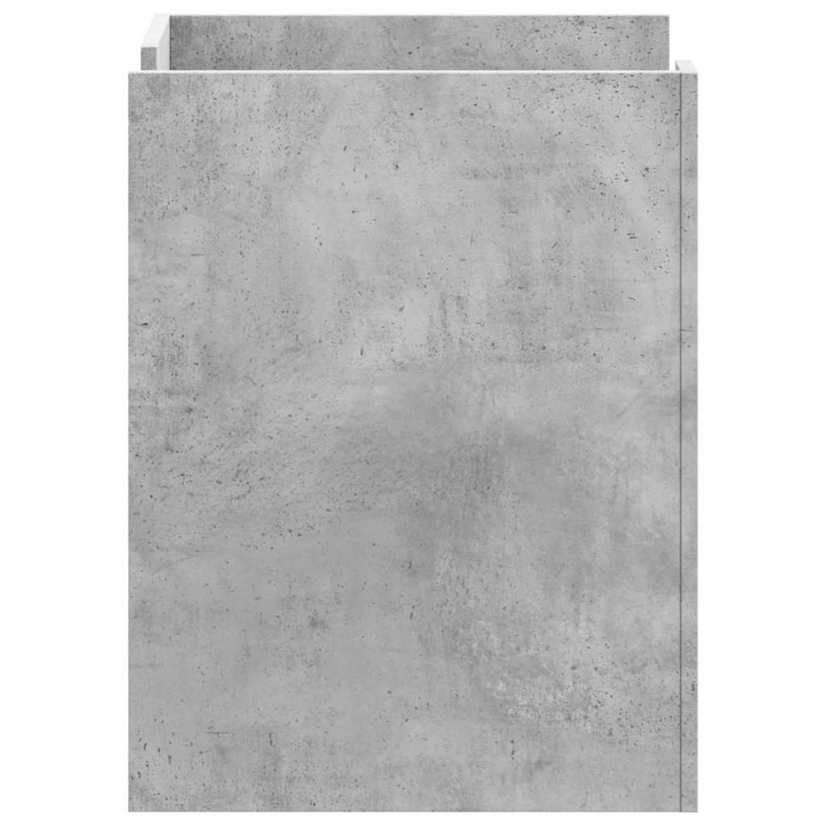 vidaXL Κομοδίνο Γκρι Σκυροδέματος 45x50x65 εκ. από Επεξεργασμένο Ξύλο