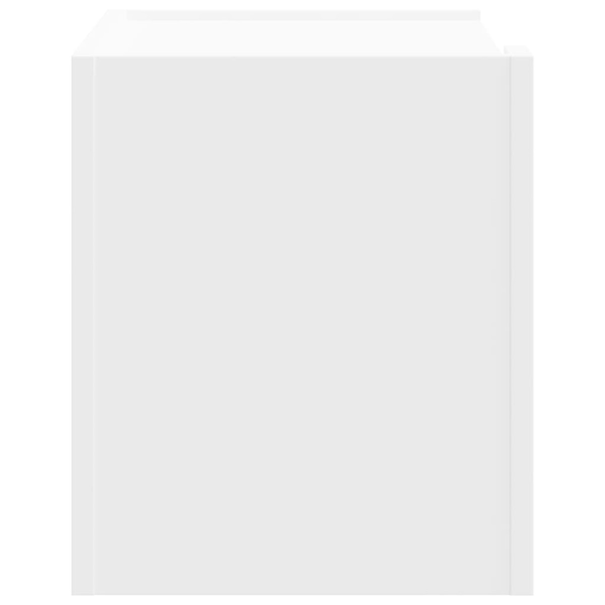 vidaXL Κομοδίνο Επιτοίχιο Λευκά 45x30x35 εκ.
