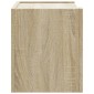 vidaXL Κομοδίνα Επιτοίχια 2 τεμ. Sonoma Δρυς 45x30x35 εκ.