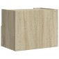 vidaXL Κομοδίνα Επιτοίχια 2 τεμ. Sonoma Δρυς 45x30x35 εκ.