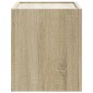 vidaXL Κομοδίνα Επιτοίχιο Sonoma Δρυς 45x30x35 εκ.