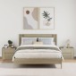 vidaXL Κομοδίνα Επιτοίχια 2 τεμ. Sonoma Δρυς 45x30x35 εκ.