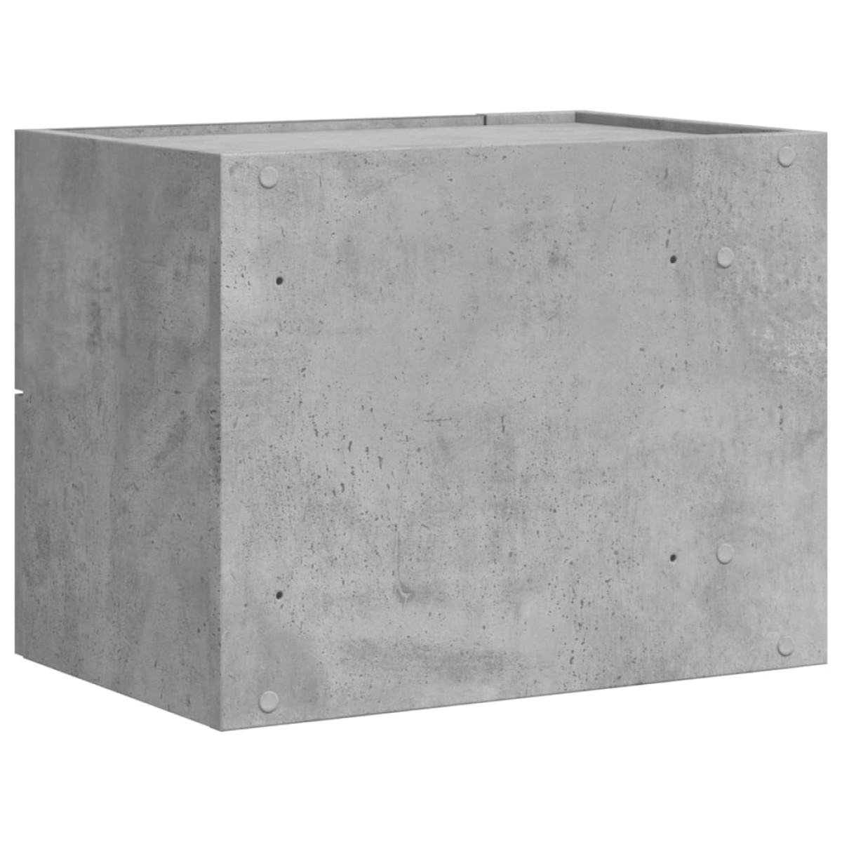 vidaXL Κομοδίνο Επιτοίχιο Γκρι Σκυροδέματος 45x30x35 εκ.