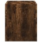 vidaXL Κομοδίνο Επιτοίχιο Καπνιστή Δρυς 45x30x35 εκ.
