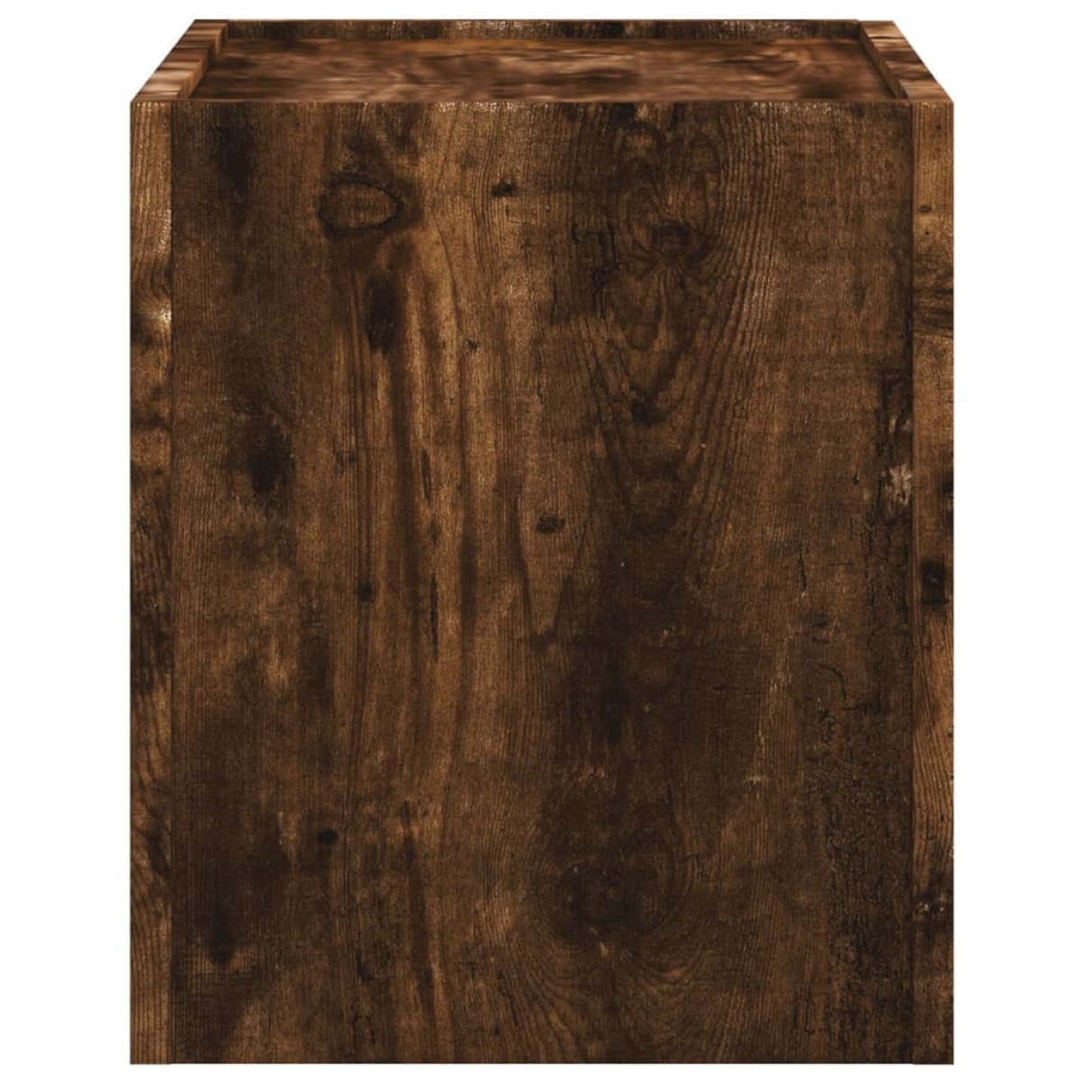vidaXL Κομοδίνα Επιτοίχια 2 τεμ. Καπνιστή Δρυς 45x30x35 εκ.