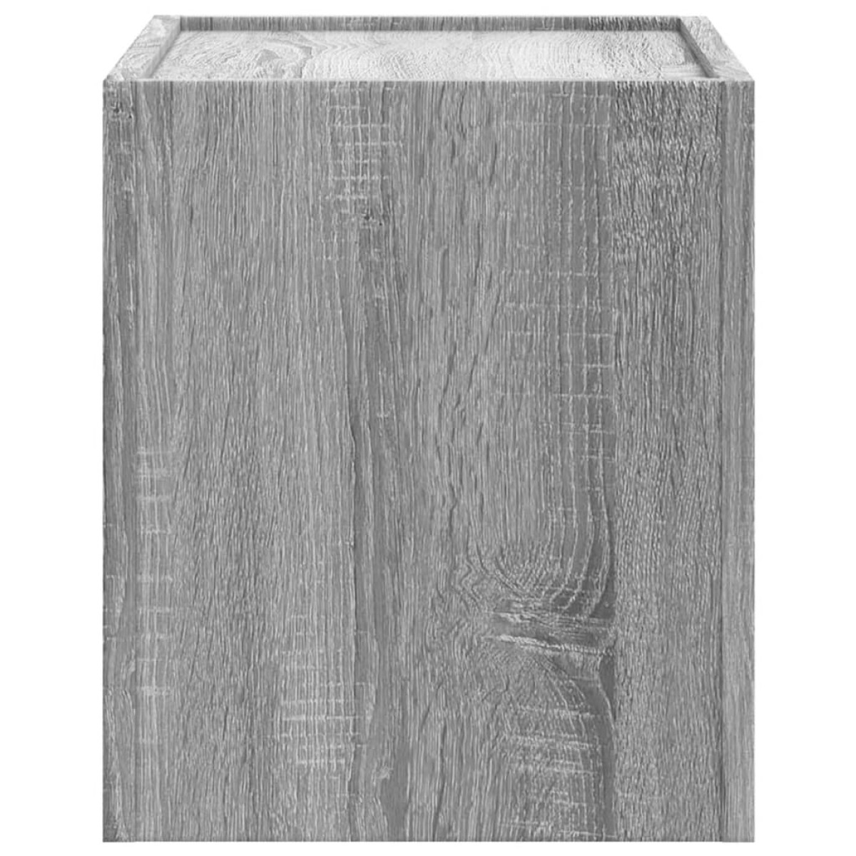 vidaXL Κομοδίνα Επιτοίχια Γκρι Sonoma 45x30x35 εκ.