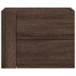 vidaXL Κομοδίνο Επιτοίχιο Καφέ Δρυς 45x30x35 εκ.