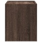 vidaXL Κομοδίνο Επιτοίχιο Καφέ Δρυς 45x30x35 εκ.