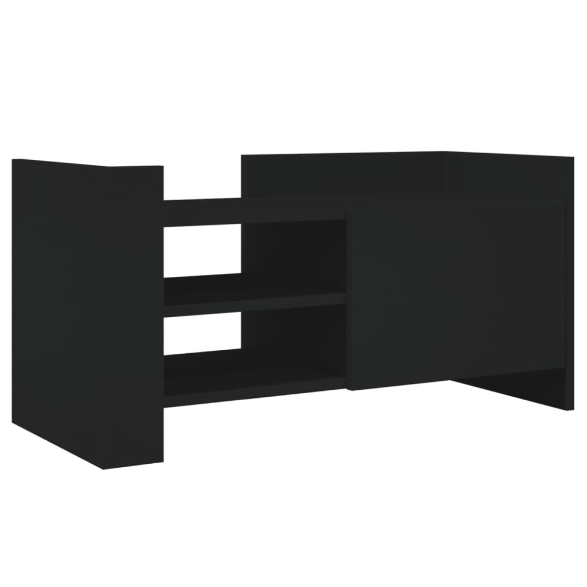 vidaXL Έπιπλο Τηλεόρασης Μαύρο 80x35x40 εκ. Επεξεργασμένο Ξύλο