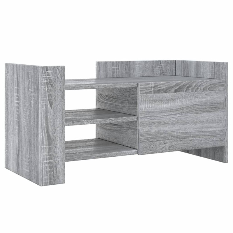 vidaXL Έπιπλο Τηλεόρασης Γκρι Sonoma 80x35x40 εκ. από Επεξεργ. Ξύλο