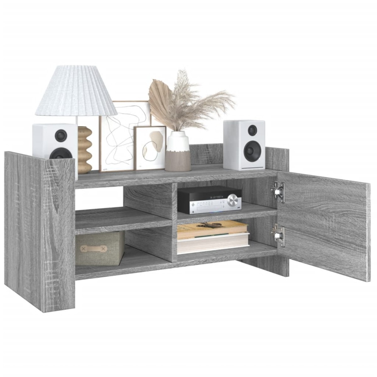 vidaXL Έπιπλο Τηλεόρασης Γκρι Sonoma 80x35x40 εκ. από Επεξεργ. Ξύλο