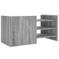 vidaXL Έπιπλο Τηλεόρασης Γκρι Sonoma 80x35x40 εκ. από Επεξεργ. Ξύλο