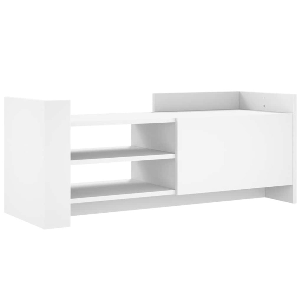 vidaXL Έπιπλο Τηλεόρασης Λευκό 100 x 35 x 40 εκ. Επεξ. Ξύλο