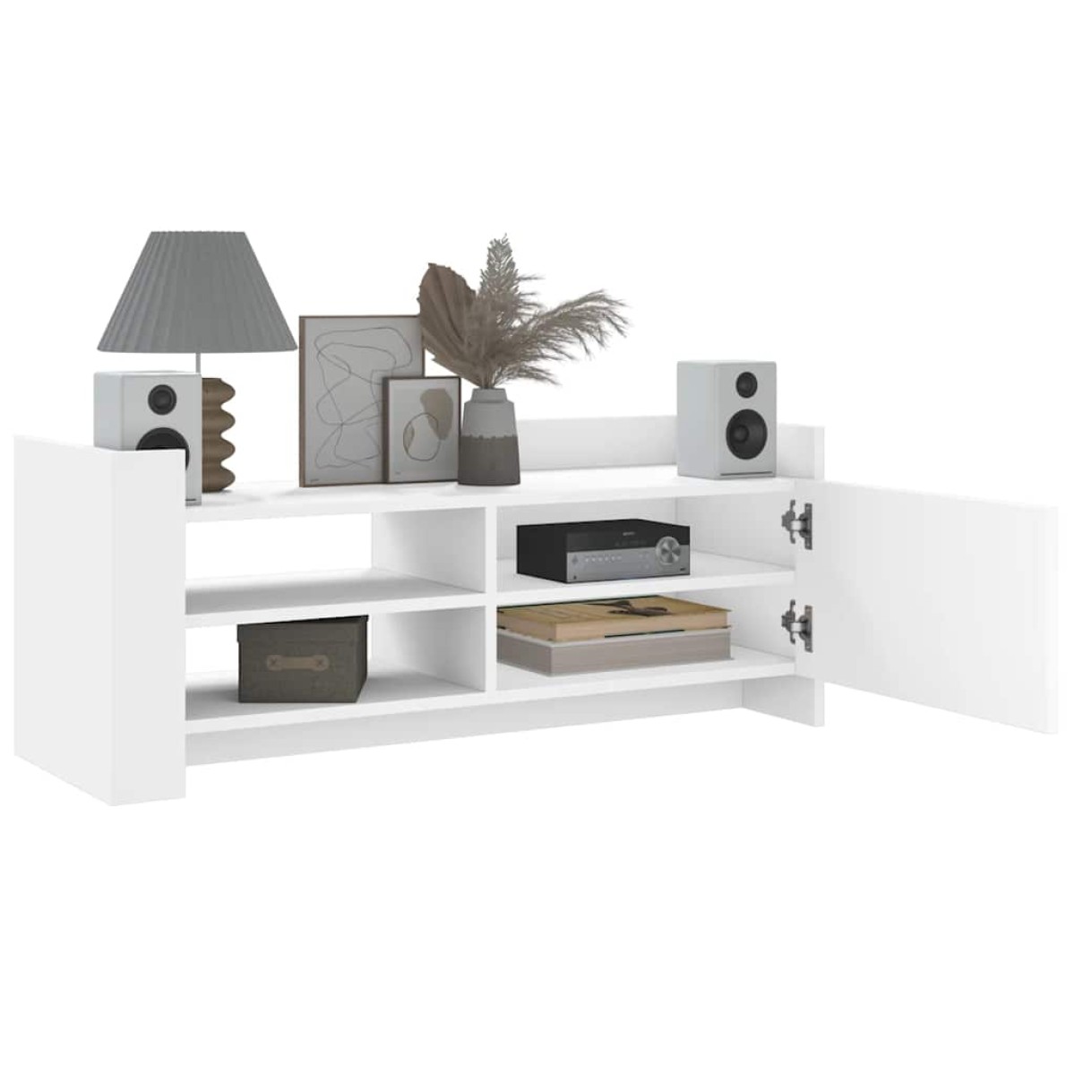 vidaXL Έπιπλο Τηλεόρασης Λευκό 100 x 35 x 40 εκ. Επεξ. Ξύλο