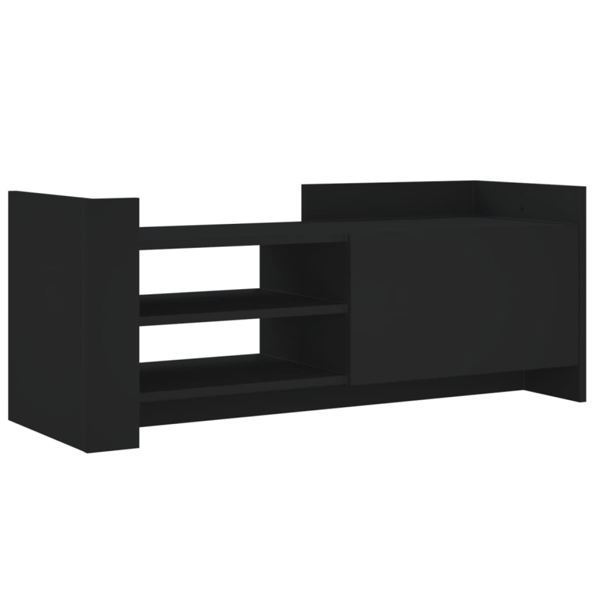 vidaXL Έπιπλο Τηλεόρασης Μαύρο 100 x 35 x 40 εκ. Επεξ. Ξύλο