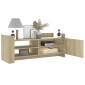 vidaXL Έπιπλο Τηλεόρασης Sonoma Δρυς 100x35x40 εκ. Επεξ. Ξύλο